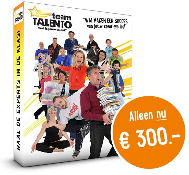 <em>Een voordelig abonnement<br>voor het hele team</em> ...<br>dé ideale manier om met<br><em>Team Talento</em> te werken!